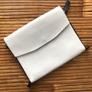 White Envelope Clutch